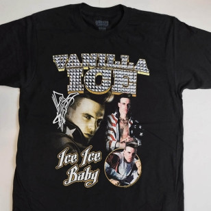 Vanilla Ice - Ice Ice Baby, Metal Studs Official T Shirt ( Men M, L ) ***READY TO SHIP from Hong Kong***